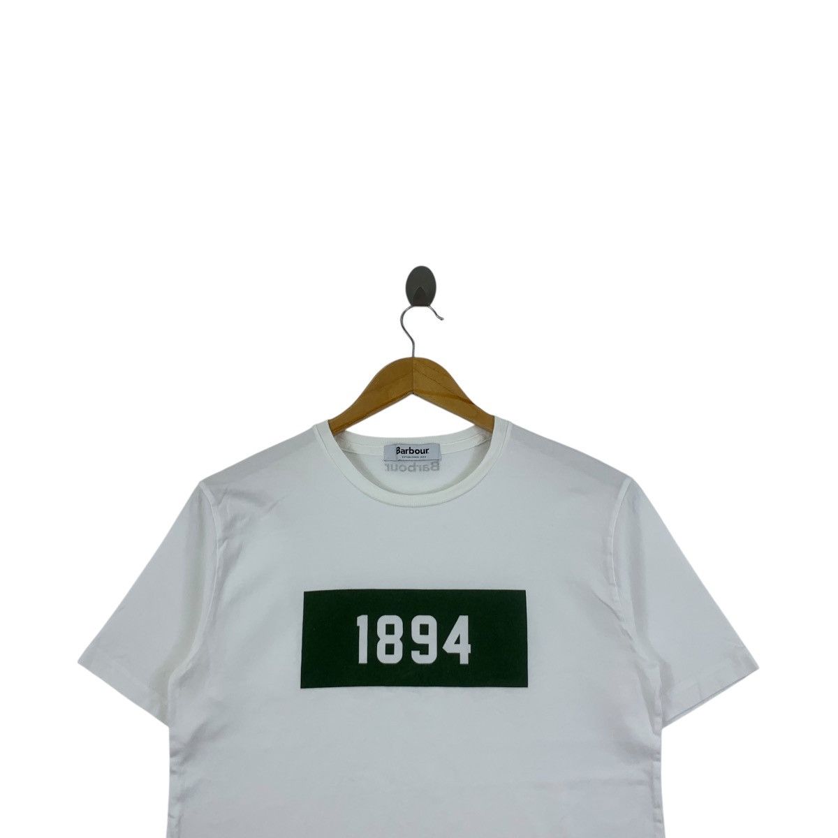Barbour BARBOUR ENGLAND 1894 Box Logo Made In Japan Tee Shirt Size S / US 4 / IT 40 - 2 Thumbnail