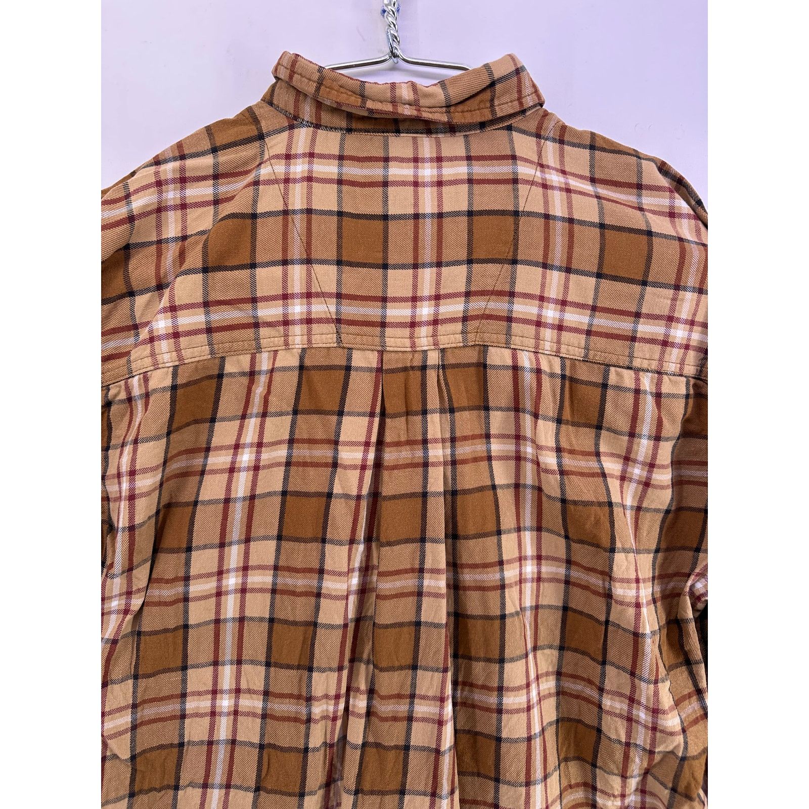 Wrangler Wrangler Rugged Wear Brown Flannel Button Down Work Wear Size US L / EU 52-54 / 3 - 8 Thumbnail