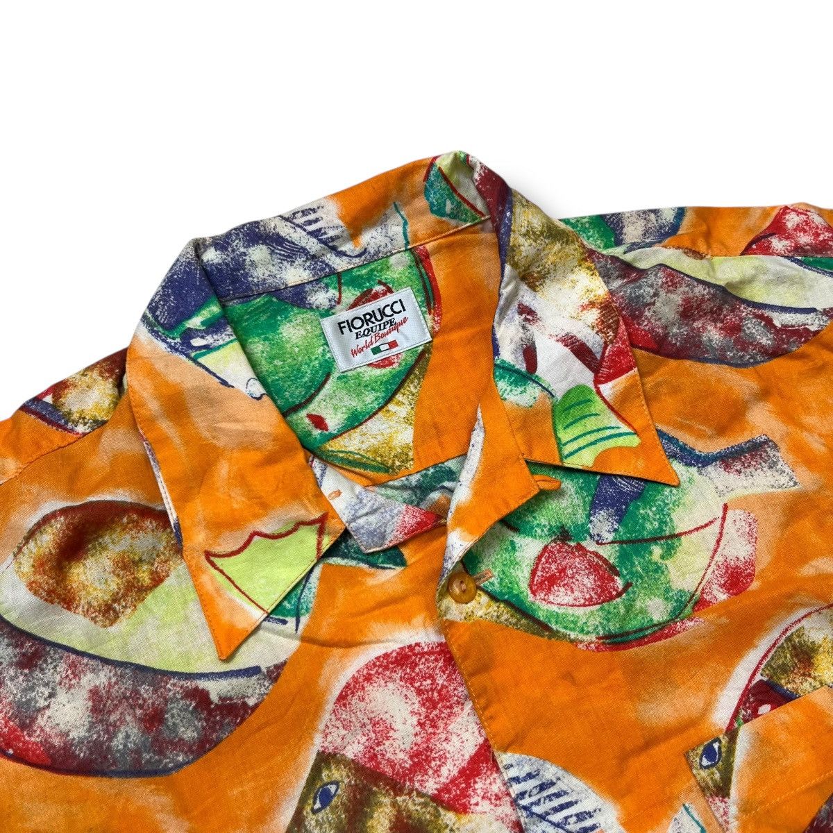 Fiorucci fiorucci loop collar hawaiian style issey miyake yohji Size US M / EU 48-50 / 2 - 7 Thumbnail