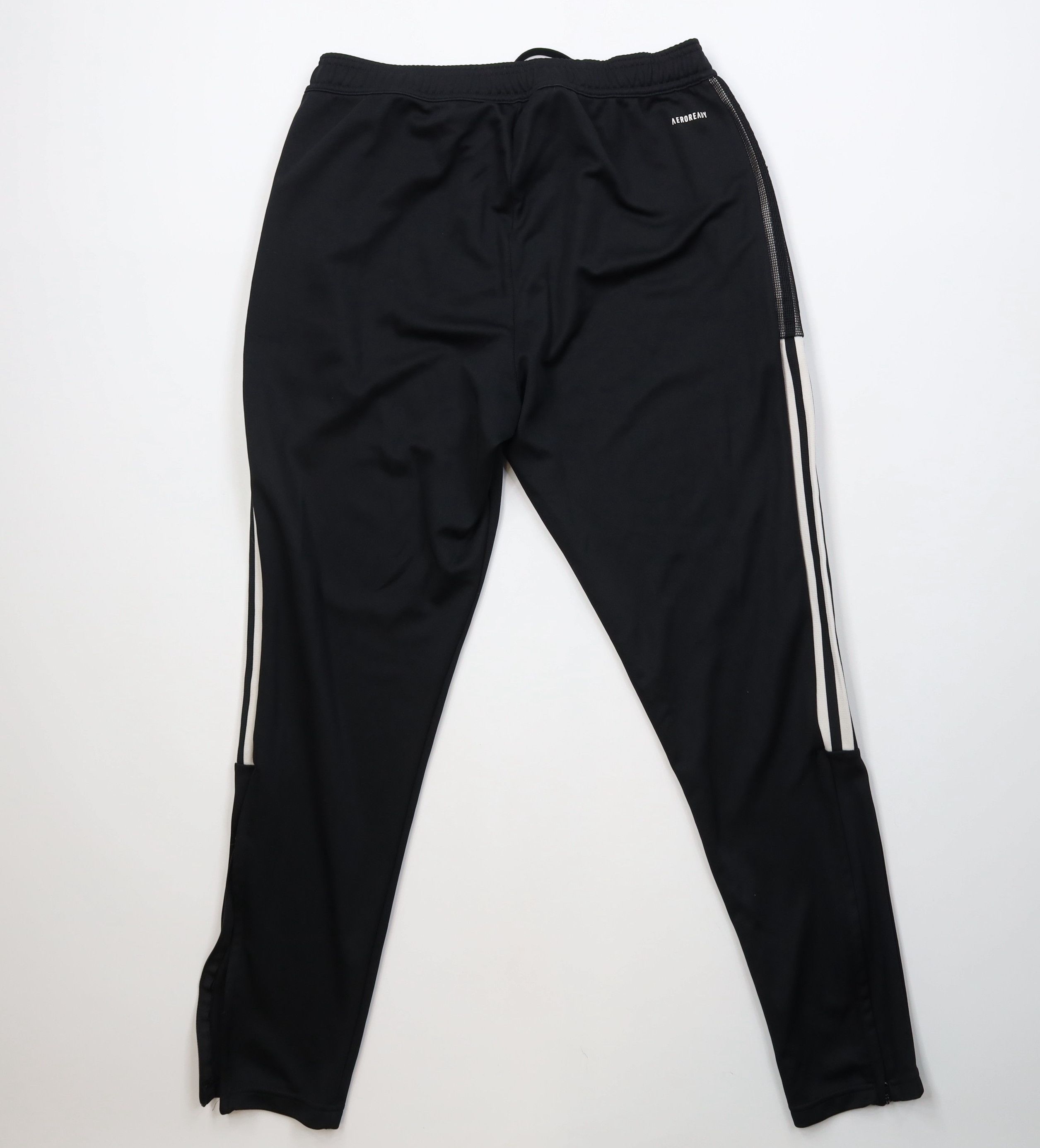 Adidas Adidas Spell Striped Tapered Leg Soccer Warm Up Pants Black Size US 36 / EU 52 - 10 Thumbnail
