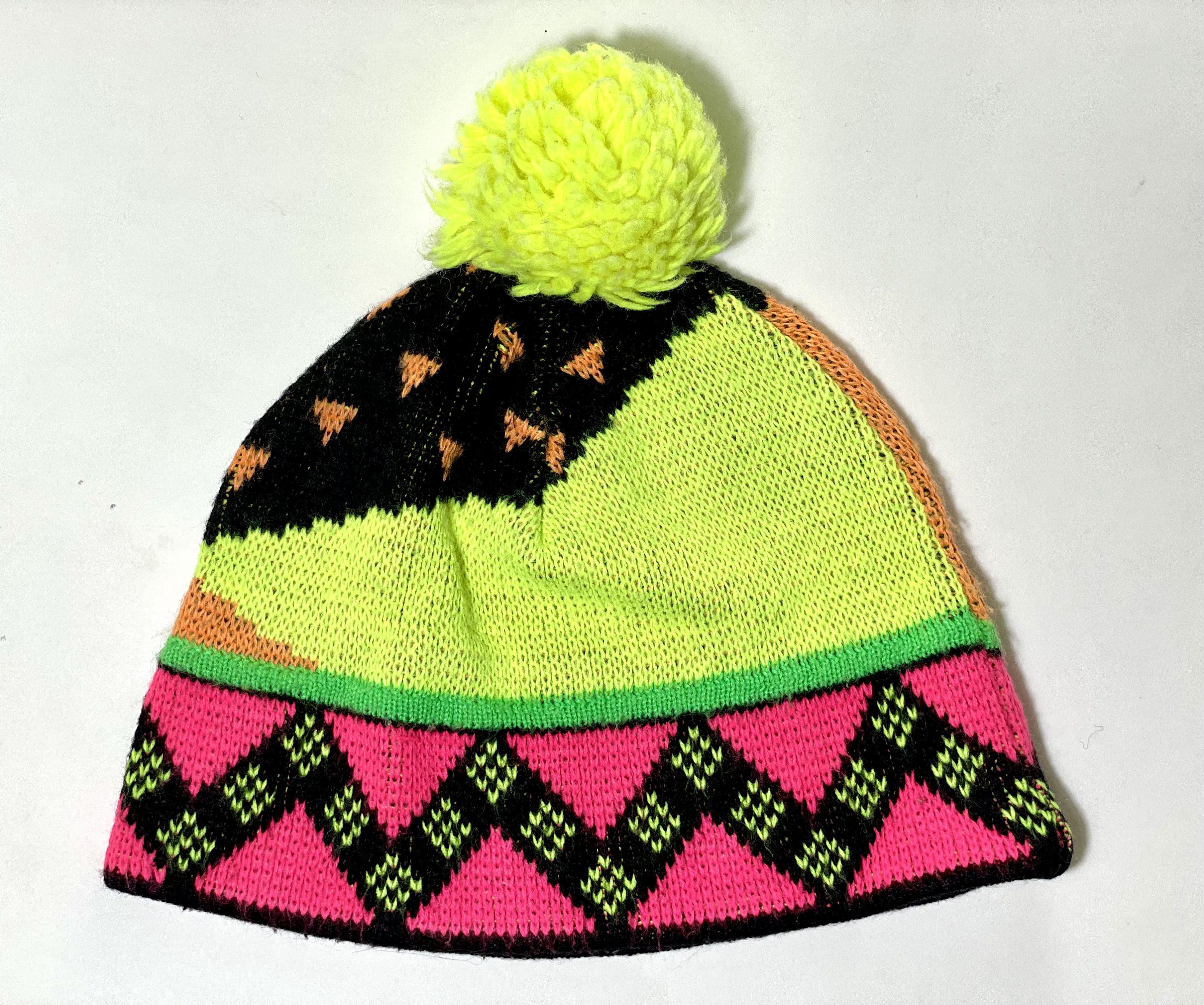 Vintage sweden 🇸🇪 vintage acid ski hat Size ONE SIZE - 1 Thumbnail