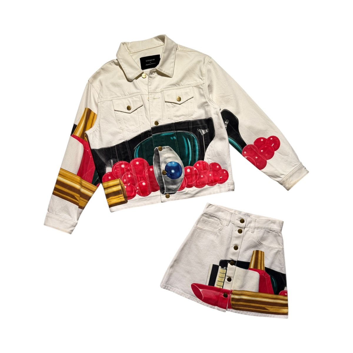 Coach Tom wesselman graphic denim set Size S / US 4 / IT 40 - 1 Thumbnail