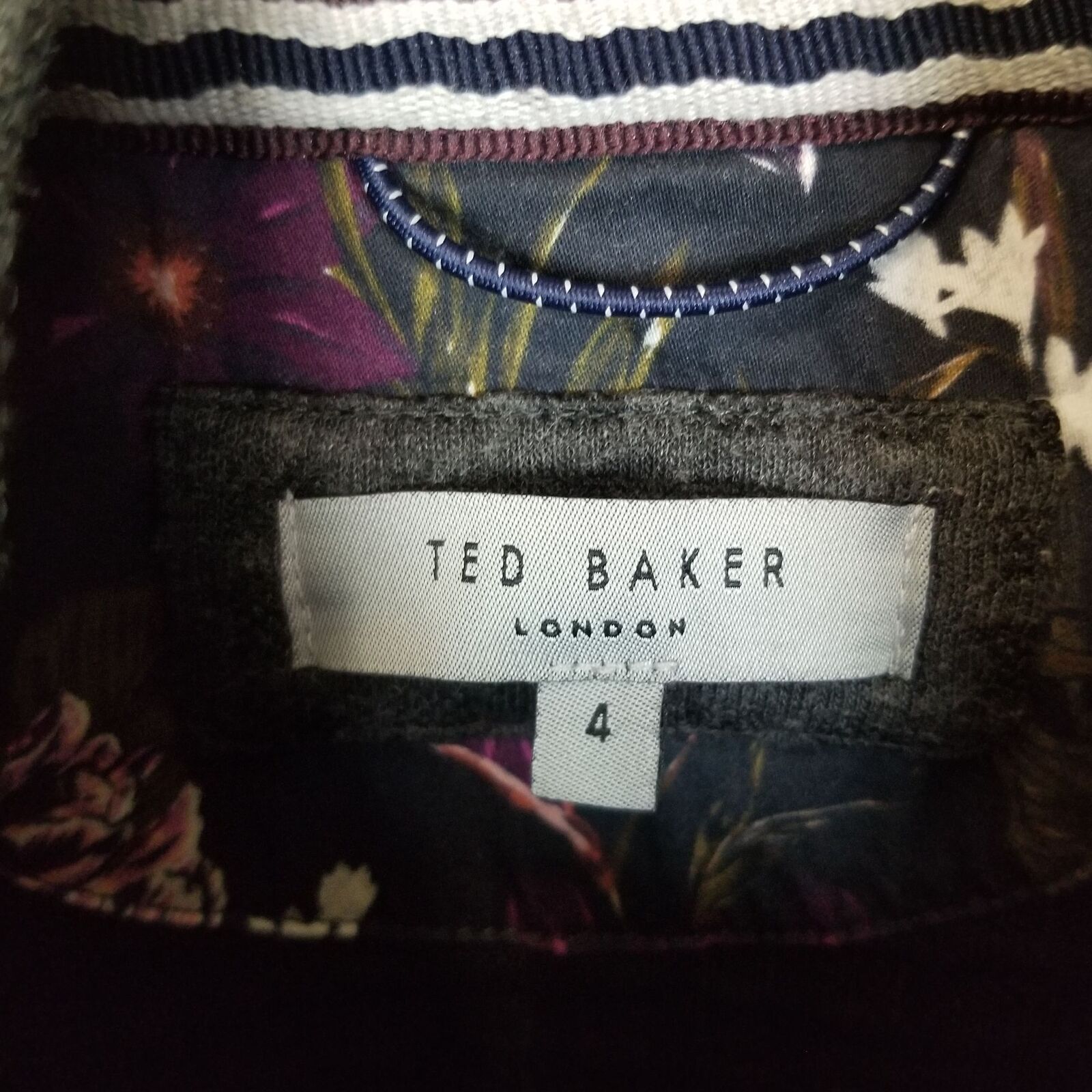 Ted Baker Ted Baker Mens London Narn Waffle Knit Quilted Zip Jacket Size US L / EU 52-54 / 3 - 6 Thumbnail