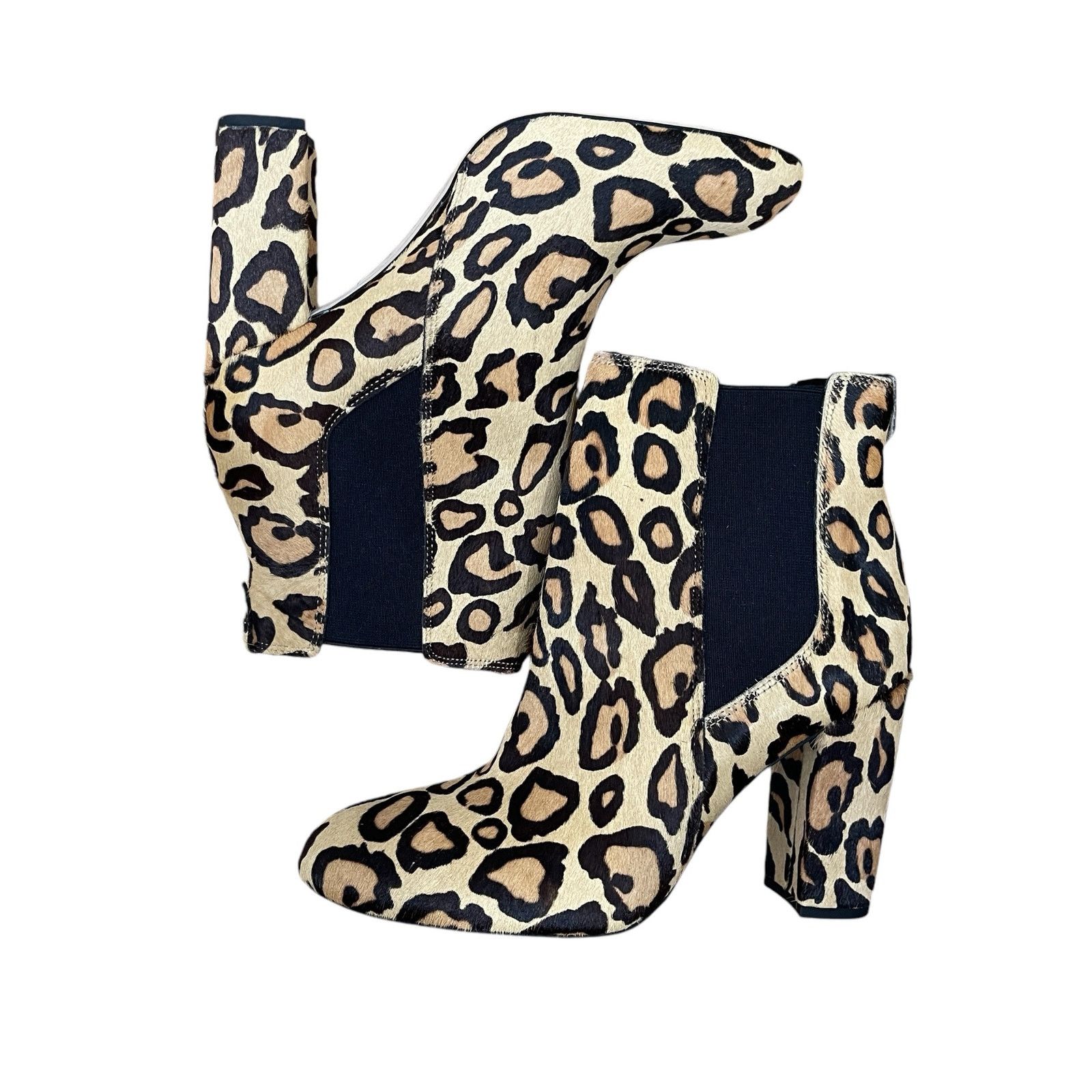 Sam Edelman Sam Edelman Womens Case Nude Leopard Print Fur Bootie Size 8 Size US 8 / IT 38 - 12 Thumbnail