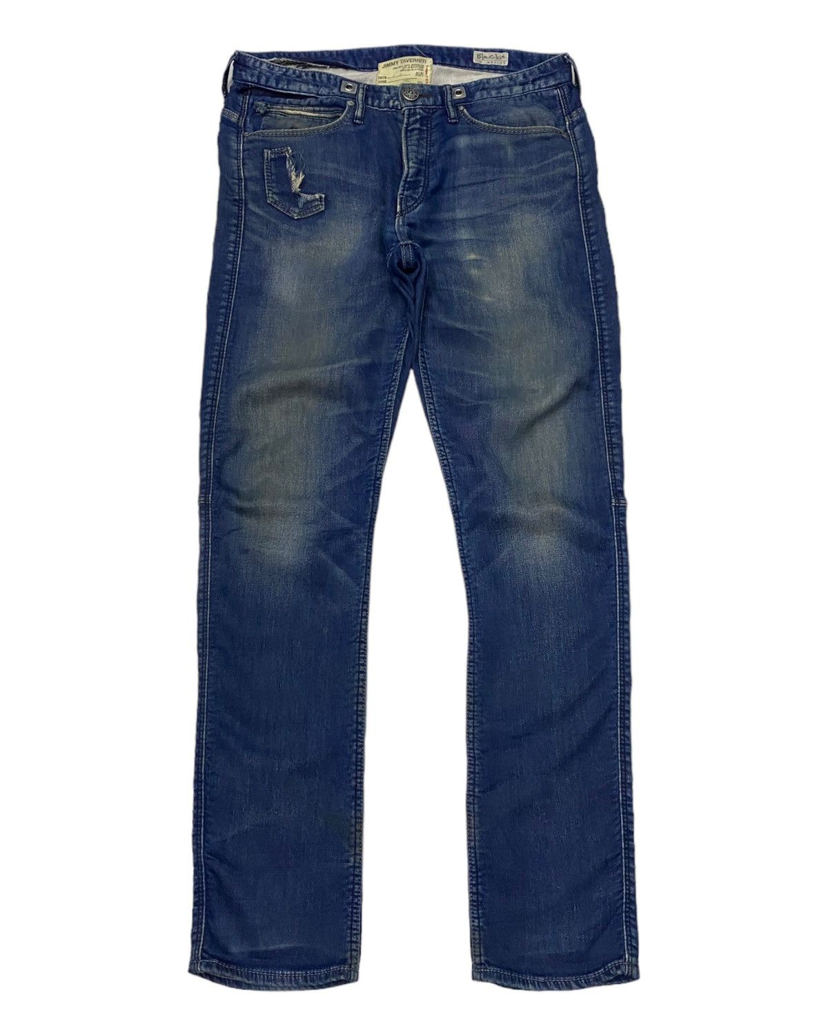 Jimmy Taverniti 🔥JIMMY TAVERNITI DISTRESS DENIM SWEATPANTS Size US 33 - 1 Thumbnail