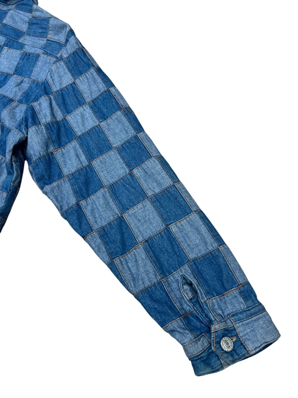 14th Addiction Dope + Drakkar Japan Patchwork Denim Heavy Shirt Size US M / EU 48-50 / 2 - 23 Thumbnail