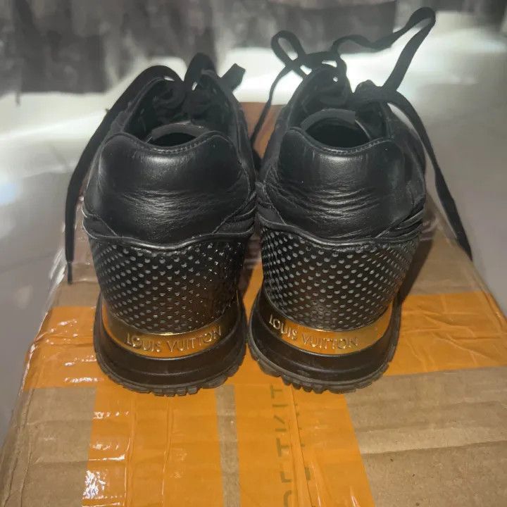 Louis Vuitton Louis Vuitton Run Away Black Fashion Sneakers -2508 Size US 4 / IT 34 - 3 Thumbnail