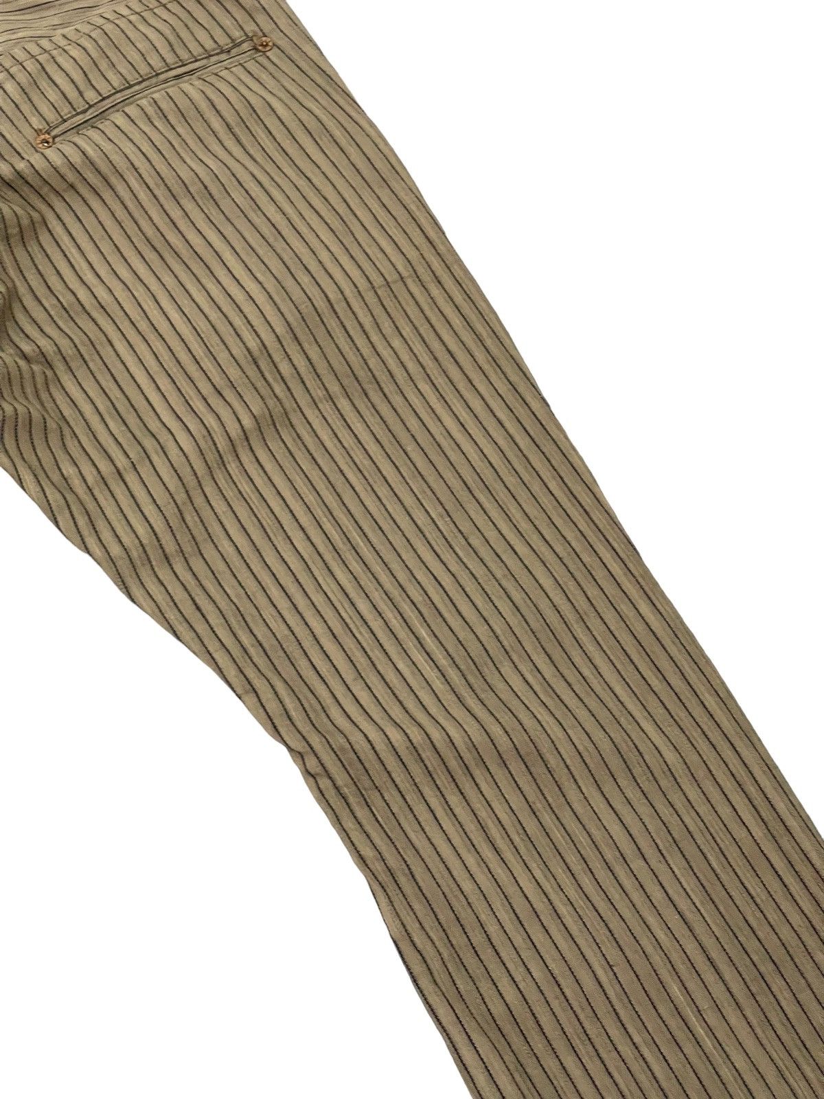 Japanese Brand Flare Jeans Blue Way Japan Wabash Striped Low Rise 8🟦3 Size US 30 / EU 46 - 16 Thumbnail