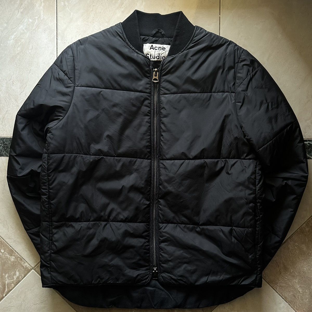 Acne Studios Acne Studios Slim Puffer Jacket – Black Size US M / EU 48-50 / 2 - 1 Thumbnail