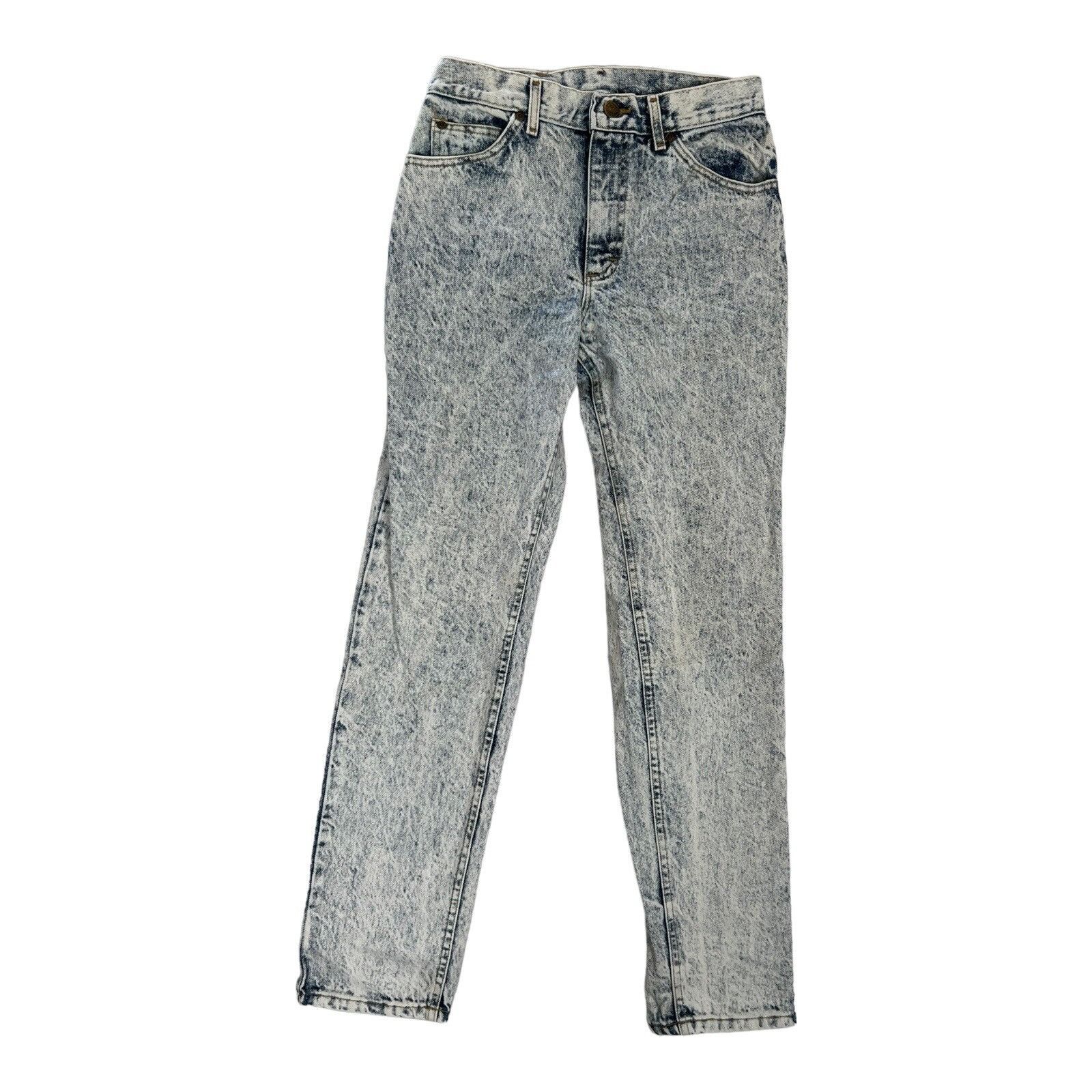 Lee Vintage Lee Acid Wash Blue Denim Jeans Size 26x30 Made In US Size 26" / US 2 / IT 38 - 1 Thumbnail