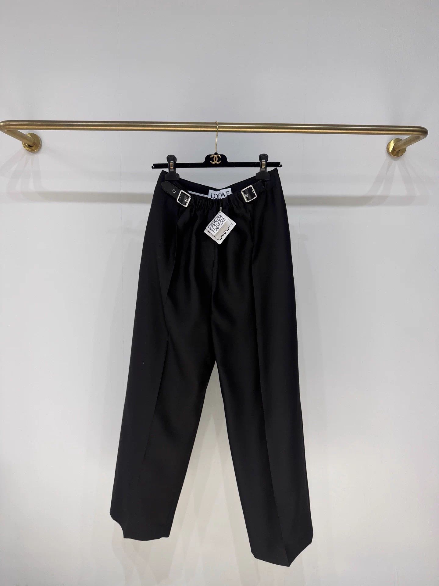 Loewe Loewe 26 SS Belted Wide Leg Trousers Size 25" / US 0 / IT 36 - 1 Thumbnail