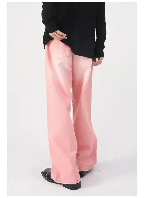 Japanese Brand × Jean Retro washed damaged baggy jeans y2k hip hop Size US 32 / EU 48 - 3 Thumbnail