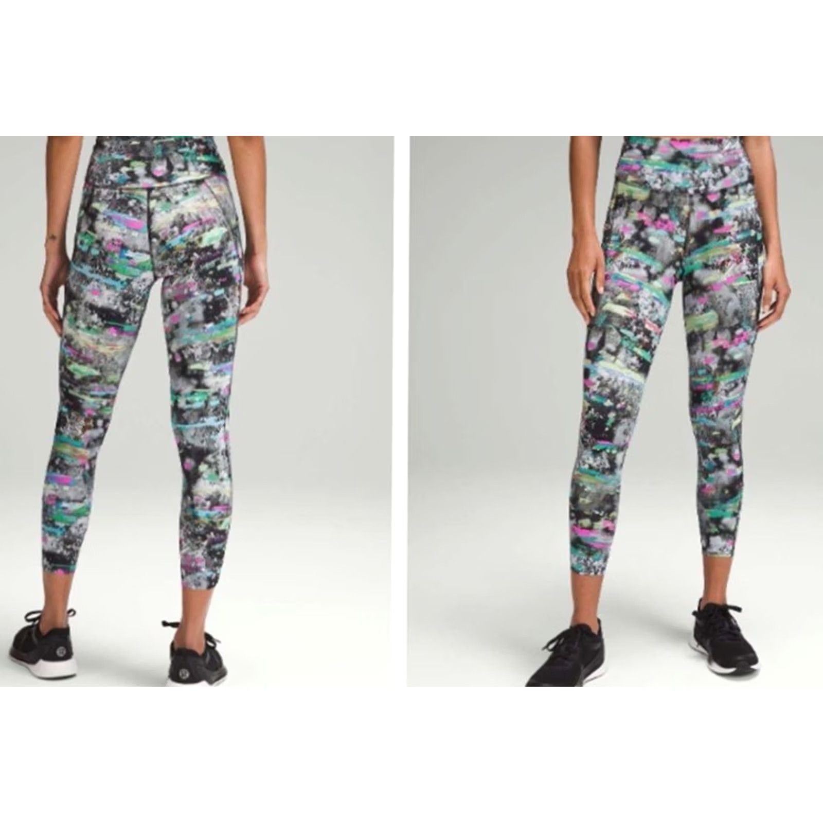 Lululemon Lululemon Fast And Free High Rise Tight 25" Pockets Paint Drift Multi Sz 6 Size ONE SIZE - 6 Thumbnail