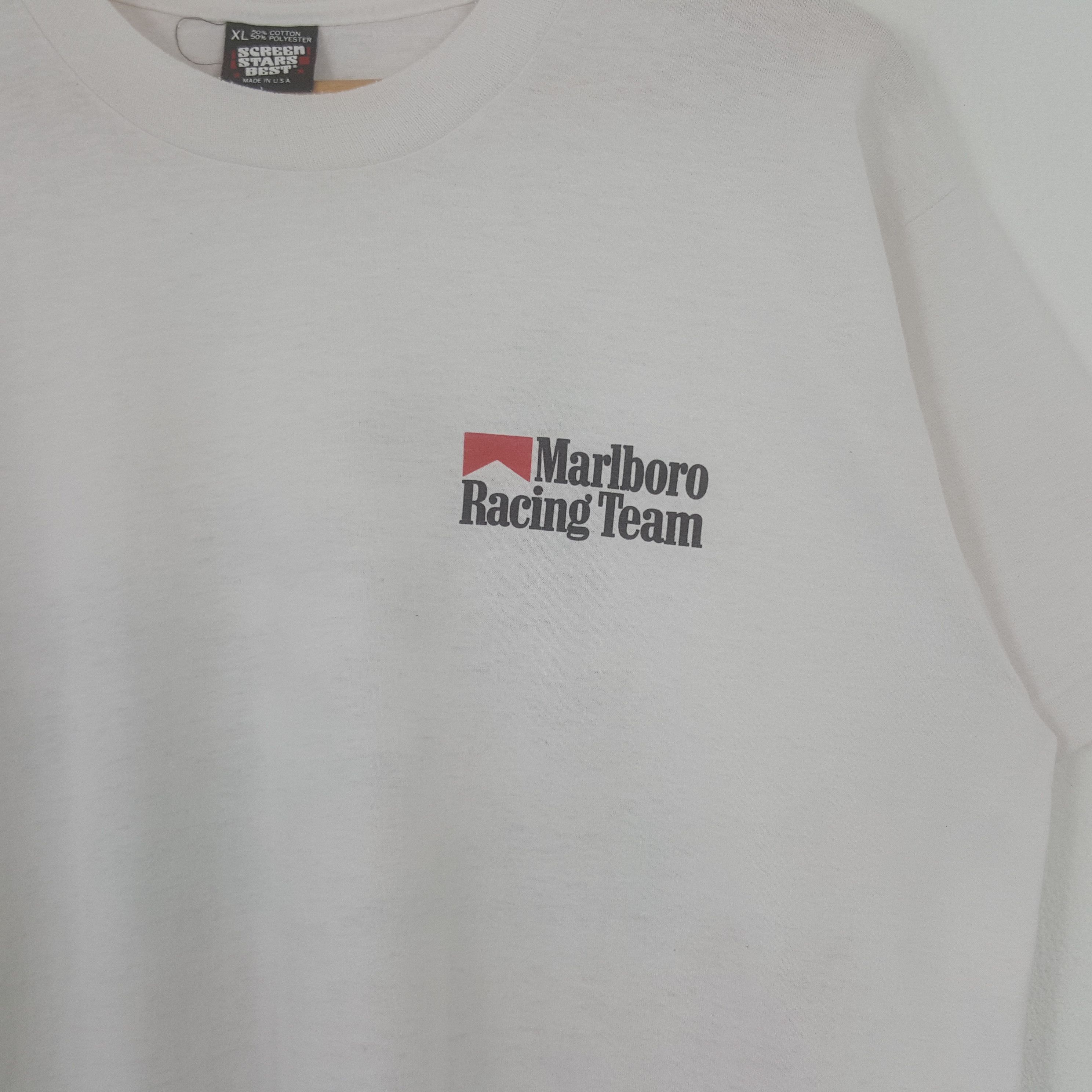 Marlboro × Vintage Vintage Marlboro Racing 89 Formula One Tshirt Size US L / EU 52-54 / 3 - 4 Thumbnail