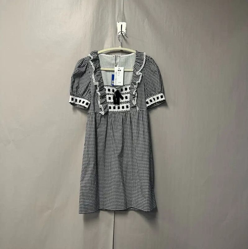 Miu Miu Miu Miu Gray Cotton Women's Dress 0089 Size M / US 6-8 / IT 42-44 - 1 Thumbnail