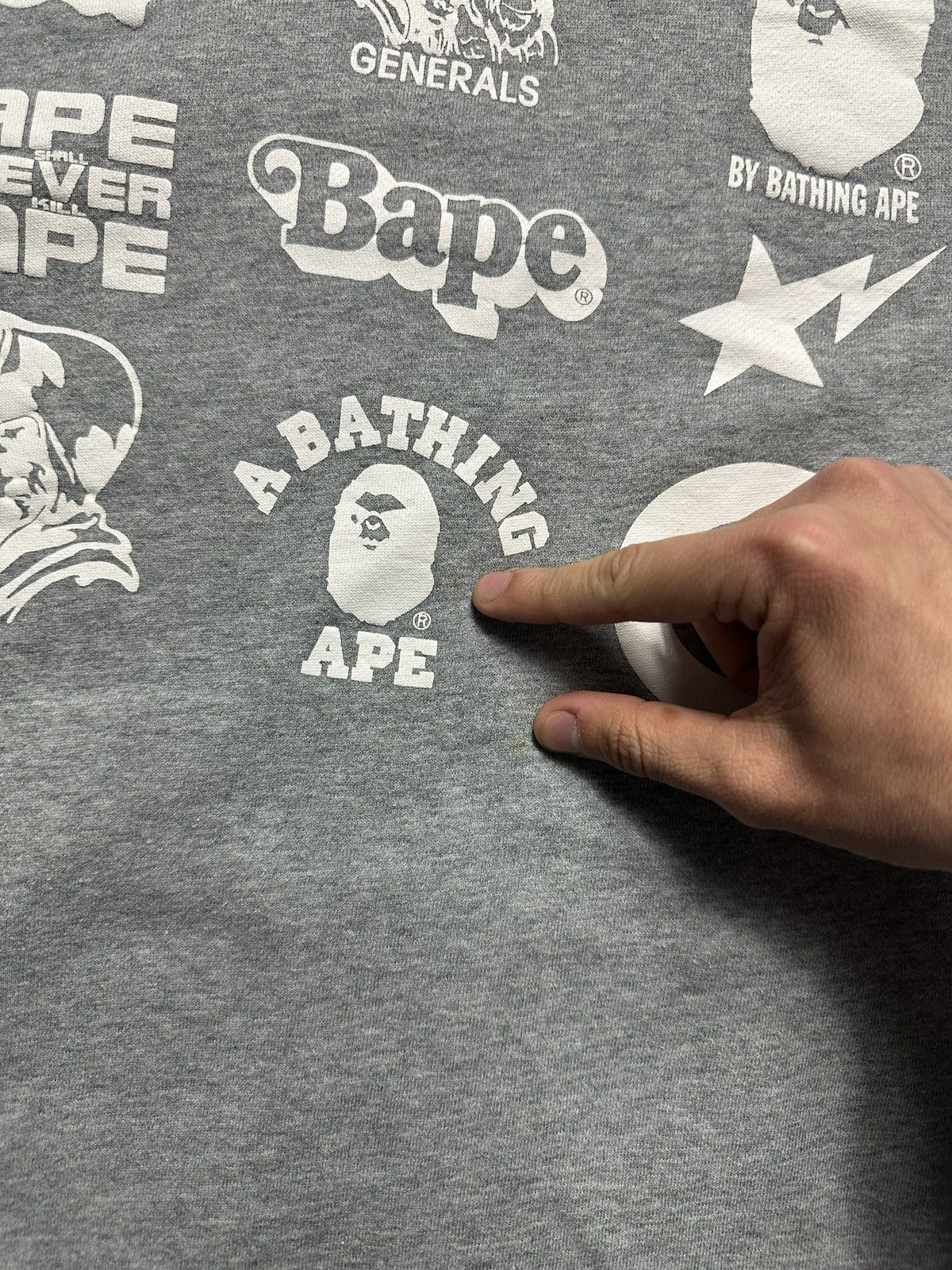 Bape Vintage Bape Hoodie Size US XL / EU 56 / 4 - 9 Thumbnail