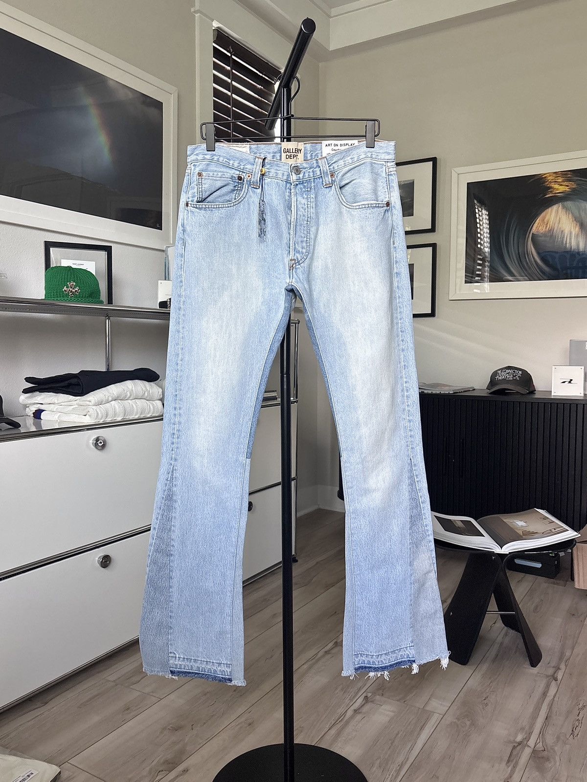 Gallery Dept. GALLERY DEPT | ICONIC 90210 FLARE DENIM JEANS Size US 29 - 2 Thumbnail