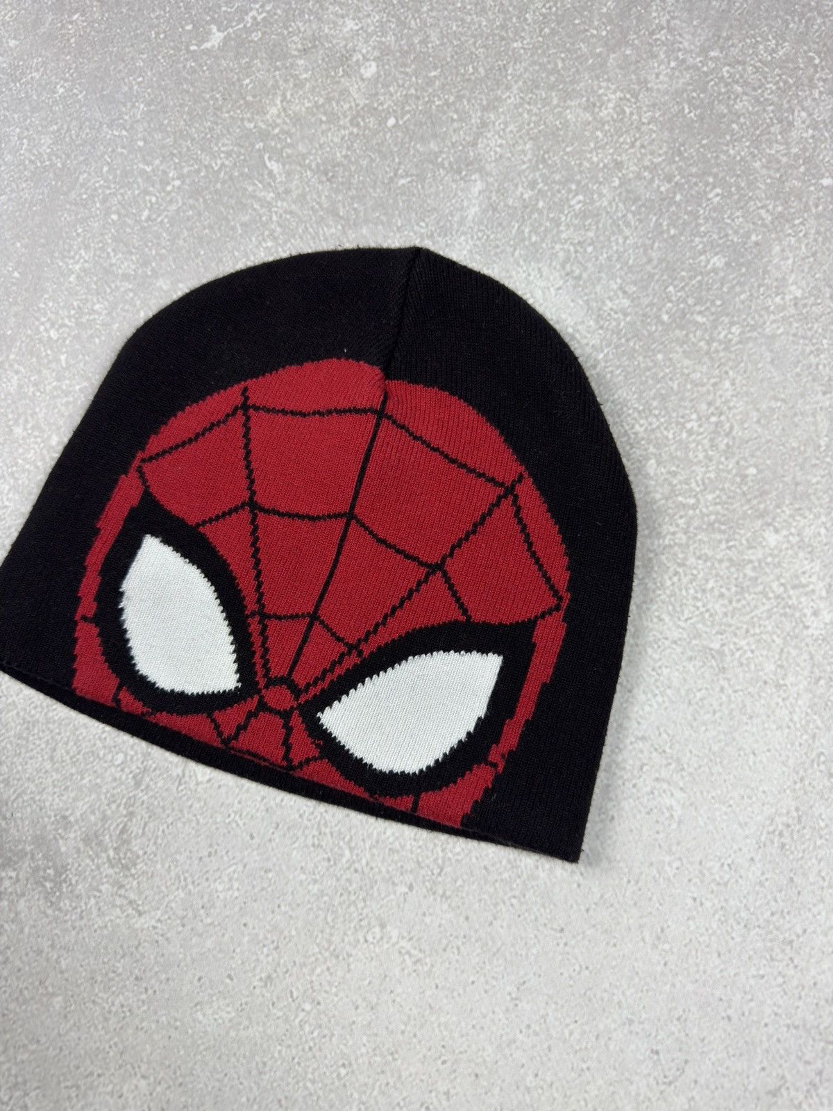 Marvel Comics Spider Man Y2K Marvel Black Eye Beanie Hats One Size Size ONE SIZE - 3 Thumbnail