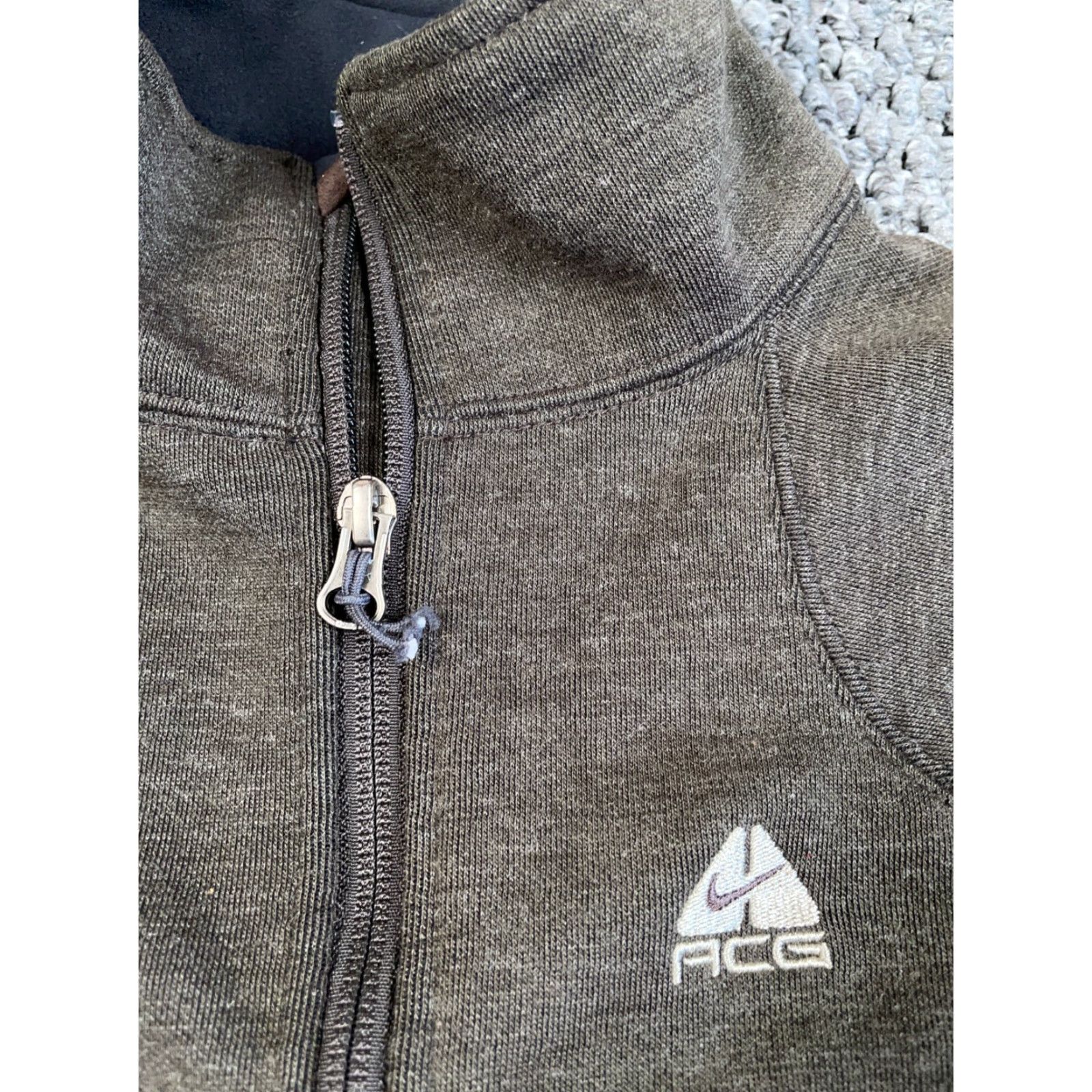 Nike ACG Nike ACG Sweatshirt Zip Thermal Women's Medium Brown All Conditions Gear Size M / US 6-8 / IT 42-44 - 5 Thumbnail