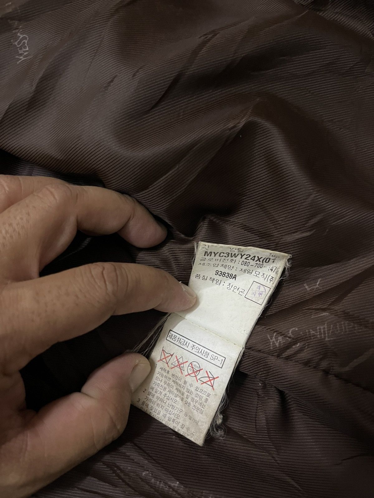 Yves Saint Laurent VTG Yves Saint Laurent Pour Homme Fur Collar Leather Jacket Size US L / EU 52-54 / 3 - 11 Thumbnail