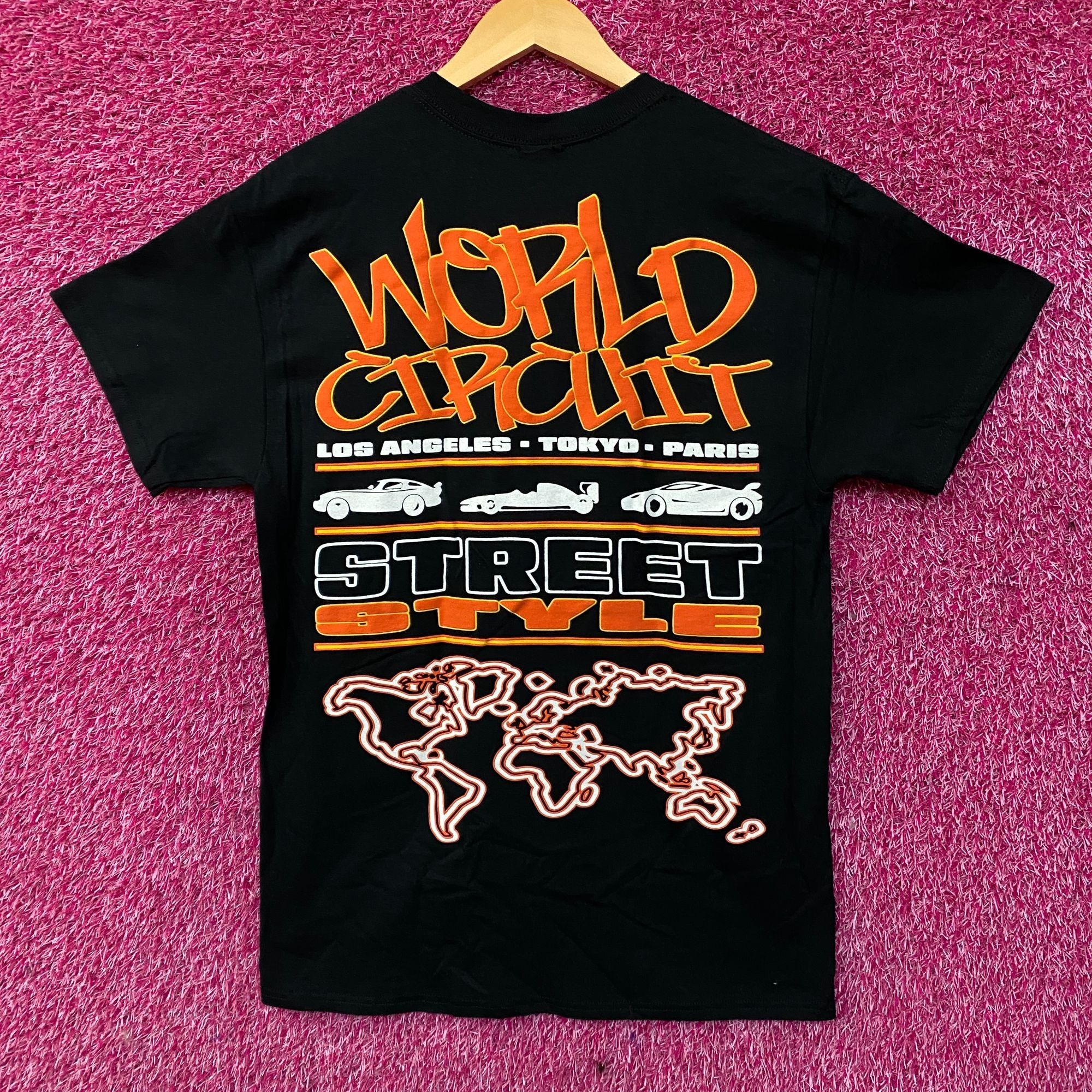 Band Tees Hybrid Street Style World Circuit Graphic T-Shirt Medium Size US M / EU 48-50 / 2 - 4 Thumbnail