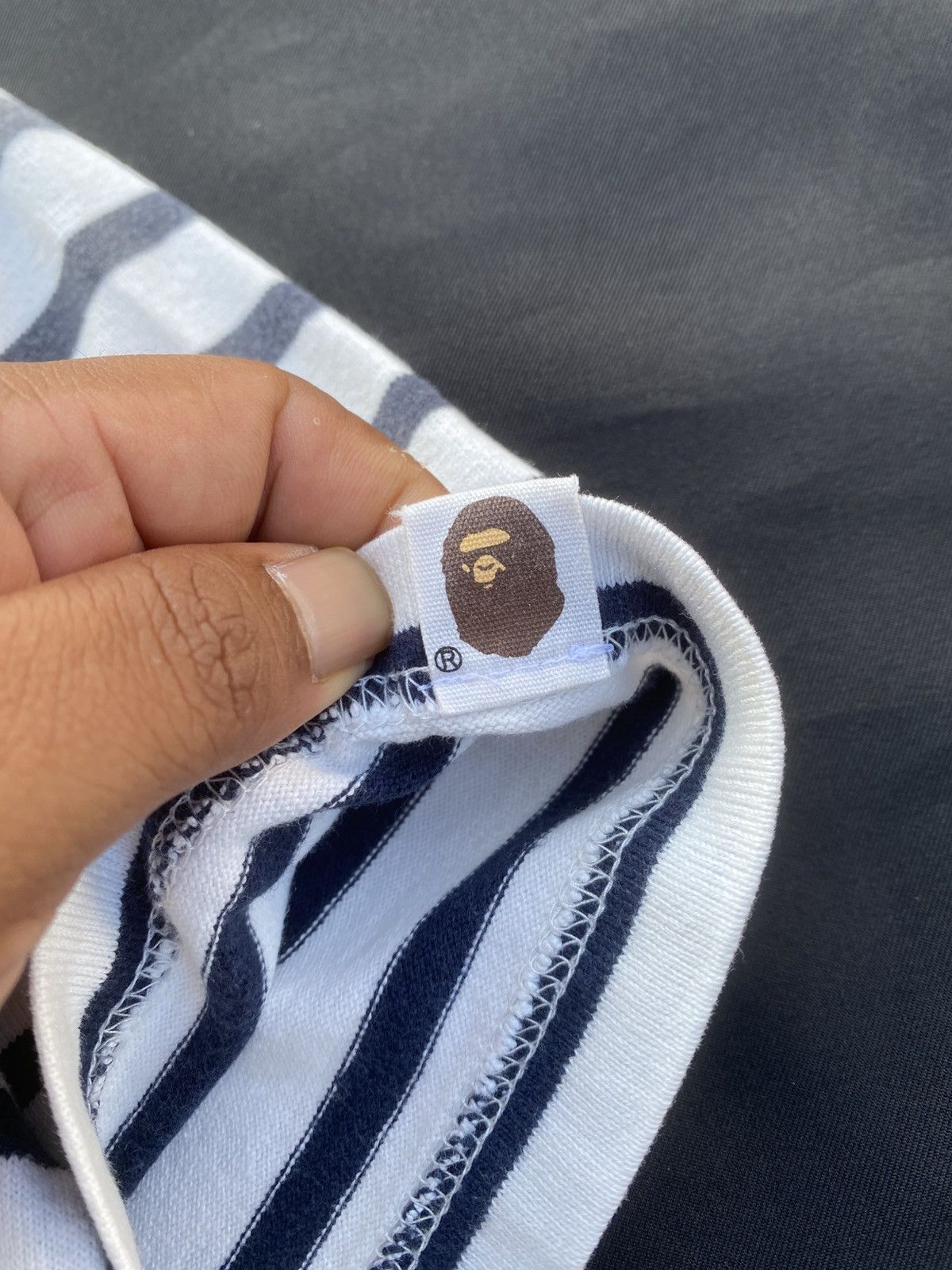 Bape Rare Vintage BAPE Stripes by Nigo Era Tshirt Size US S / EU 44-46 / 1 - 12 Thumbnail