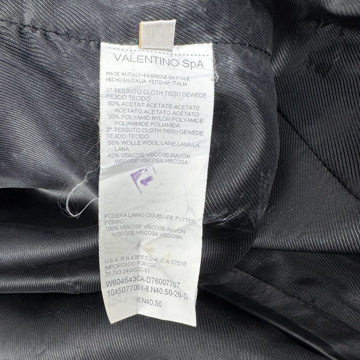 Valentino 🔥VALENTINO ROMA LEATHER PART LONG JACKET Size M / US 6-8 / IT 42-44 - 13 Thumbnail