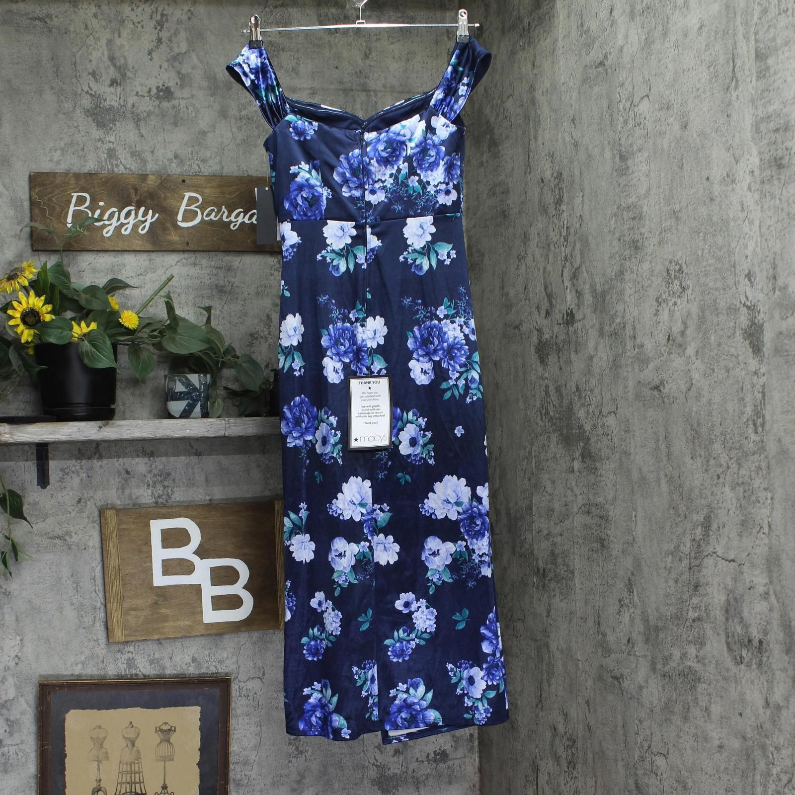 Other Nwt City Studios Womens Midi Dress 5126ah9at3 Navy Blue 5/6 Size M / US 6-8 / IT 42-44 - 2 Thumbnail