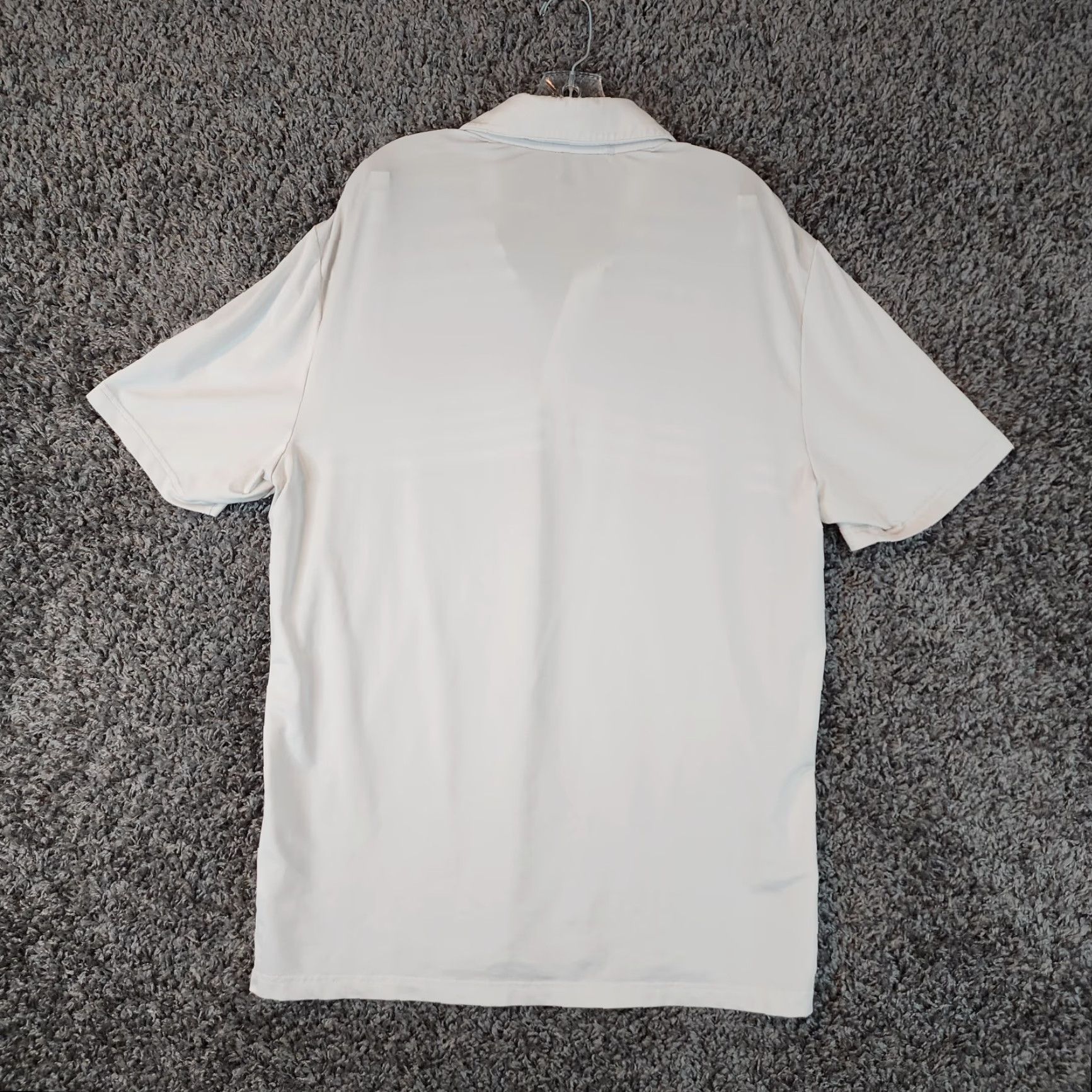 Adidas ADIDAS Polo Shirt Mens Short Sleeve Gray Striped Size L Size US L / EU 52-54 / 3 - 5 Thumbnail