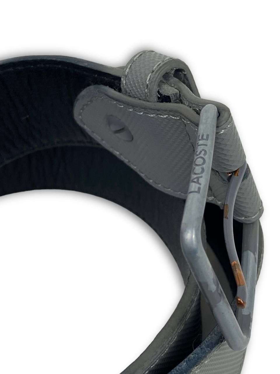 Lacoste Vintage LACOSTE Grey Belt M512 Size ONE SIZE - 4 Thumbnail
