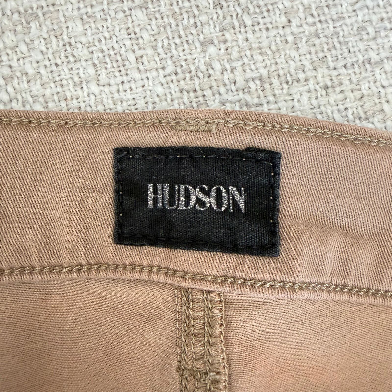 Hudson Hudson Tan Blake Slim Straight Zip Fly Jeans Sz 36 Size US 36 / EU 52 - 3 Thumbnail