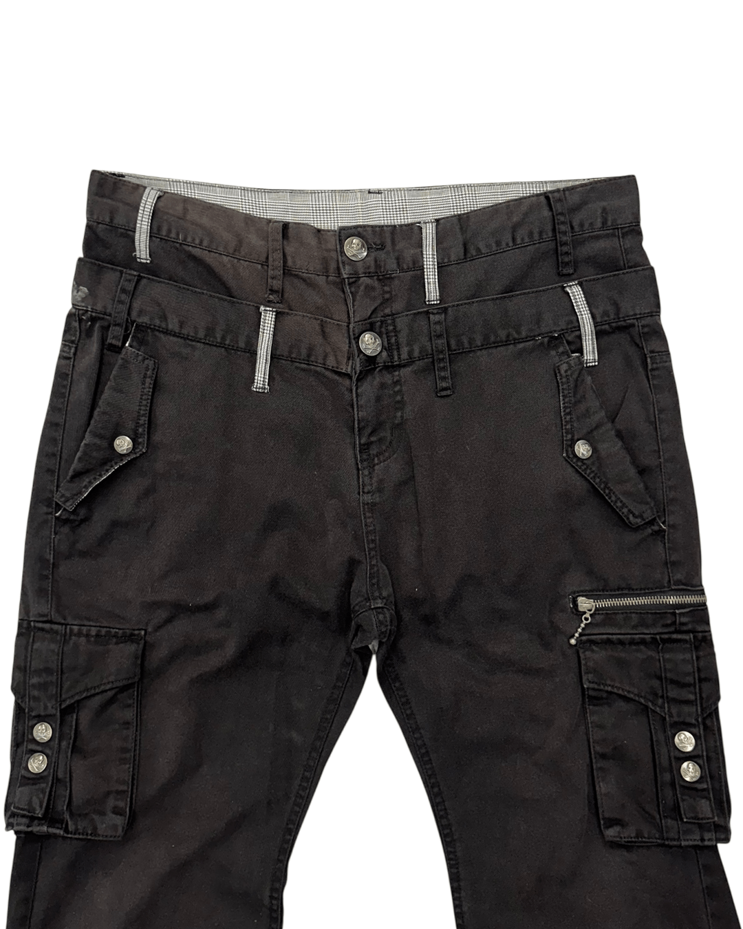 Japanese Brand Doublefocus Double Waist Cargo Pants Size US 36 / EU 52 - 6 Thumbnail