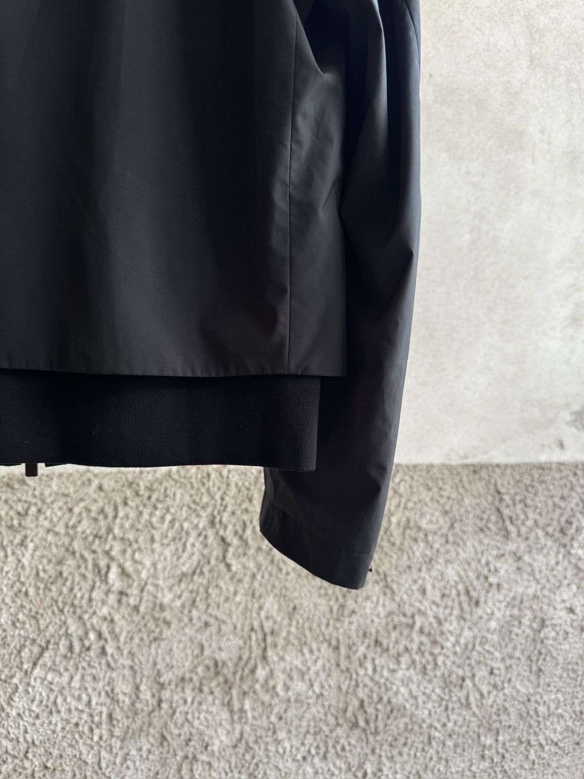 Jil Sander Jil Sander Double Layered Black Nylon Moto J Size US M / EU 48-50 / 2 - 11 Thumbnail