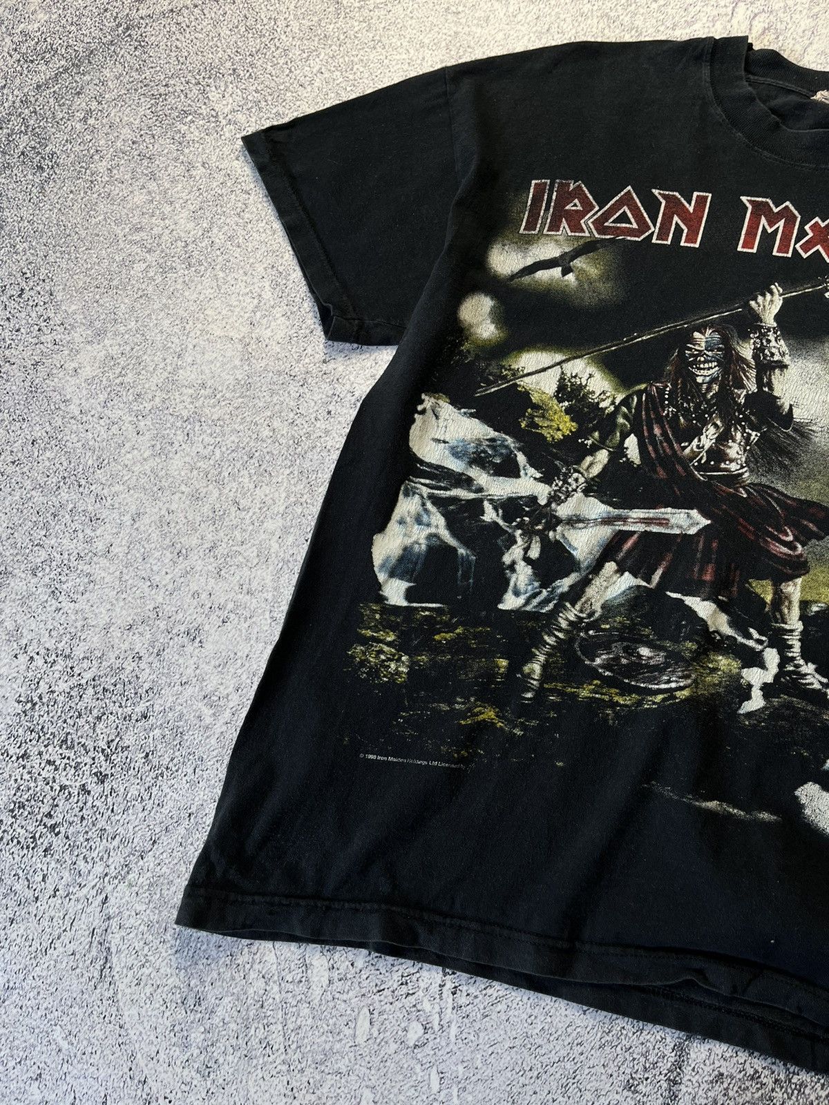 Band Tees Rare Iron Maiden Tee T Shirt 1998 Vintage Black Size US L / EU 52-54 / 3 - 6 Thumbnail