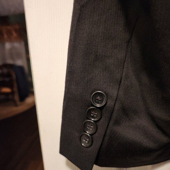 Jones New York Jones New York men's 100%wool sport coat jacket blazer 42R Size 42R - 3 Thumbnail