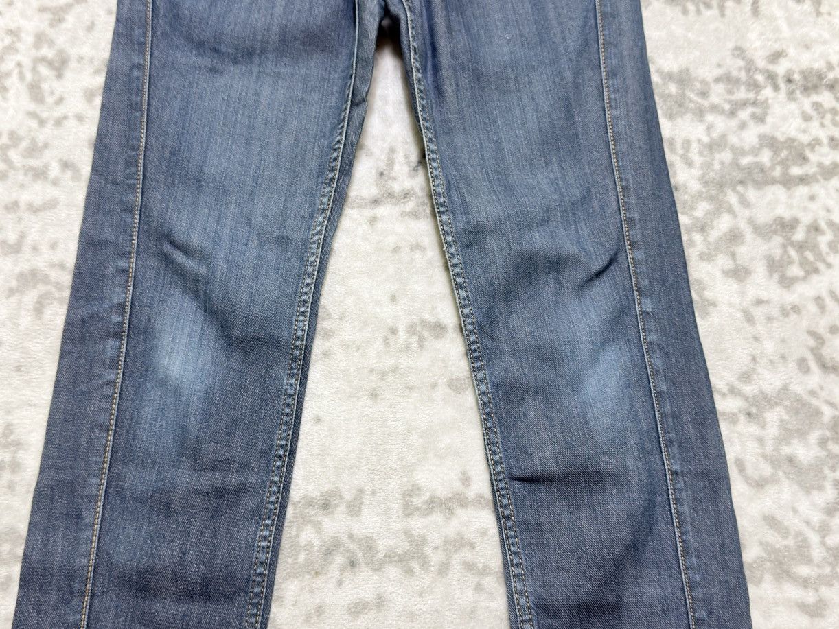 Japanese Brand Antgauge Double Waistband Plaid Low Rise Skinny Denim Jeans Size US 28 / EU 44 - 6 Thumbnail