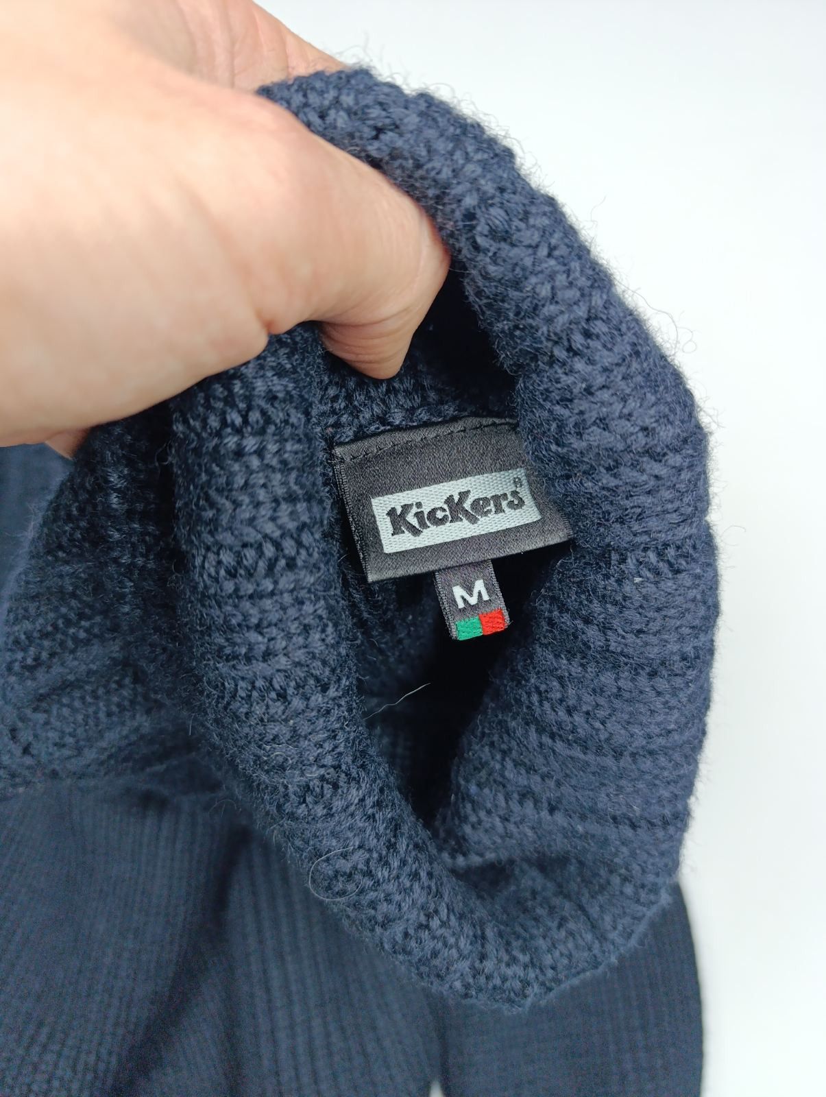 Kickers KICKERS VINTAGE KNIT WOOL SWEATER TURTLENECK Y2K AVANT GARDE Size US M / EU 48-50 / 2 - 8 Thumbnail