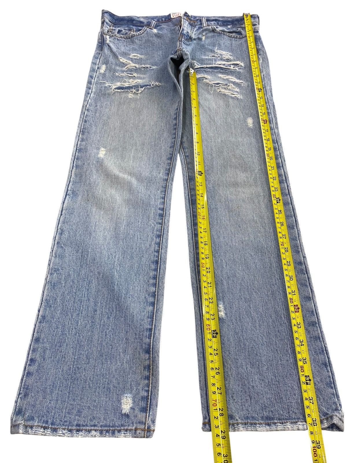 Japanese Brand Japanese Brand Acid Light Wash Style Ripped Style Size US 32 / EU 48 - 8 Thumbnail
