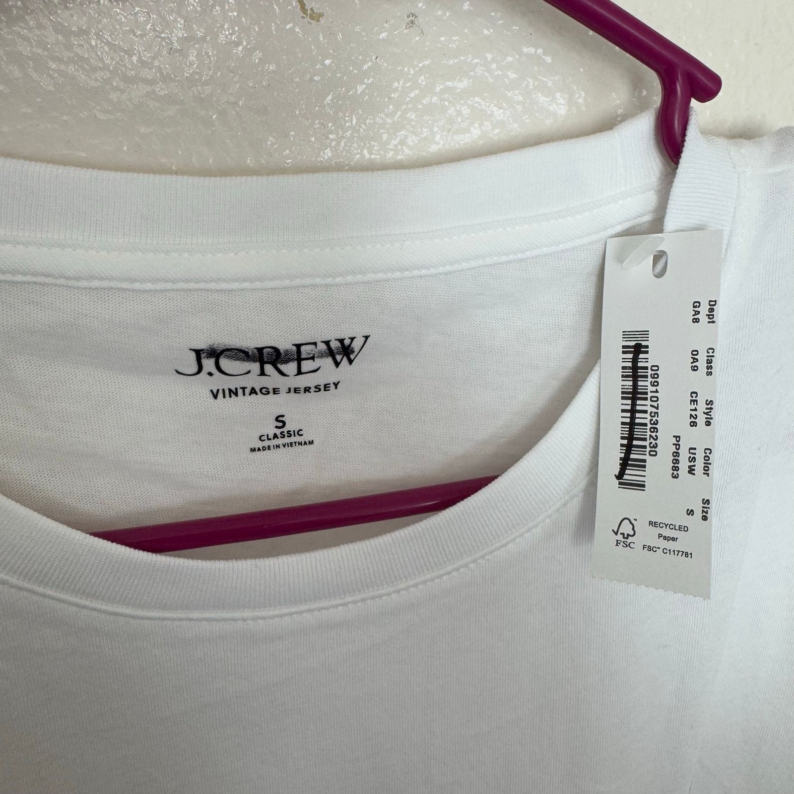 J.Crew J Crew Limited Edition Jersey Crew Neck Tshirt US Women's S Size S / US 4 / IT 40 - 3 Thumbnail