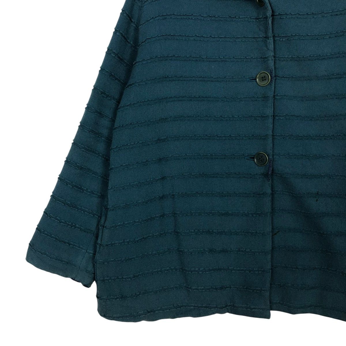 Romeo Gigli 🔥VINTAGE PLEATED JACKET BUTTON ROMEO GIGLI DOUBLE COLLAR Size US M / EU 48-50 / 2 - 5 Thumbnail