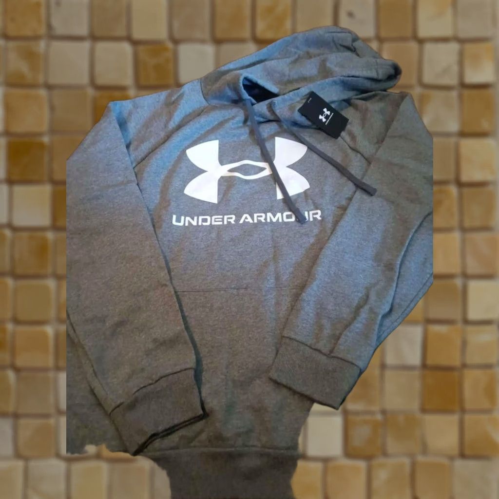 Under Armour New Mens Under Armour Gray Fleece Loose Hoodie Sweatshirt 2XL Hoodies Mens Gray Under Armour Sweatshirt 2XL Size US XXL / EU 58 / 5 - 1 Preview