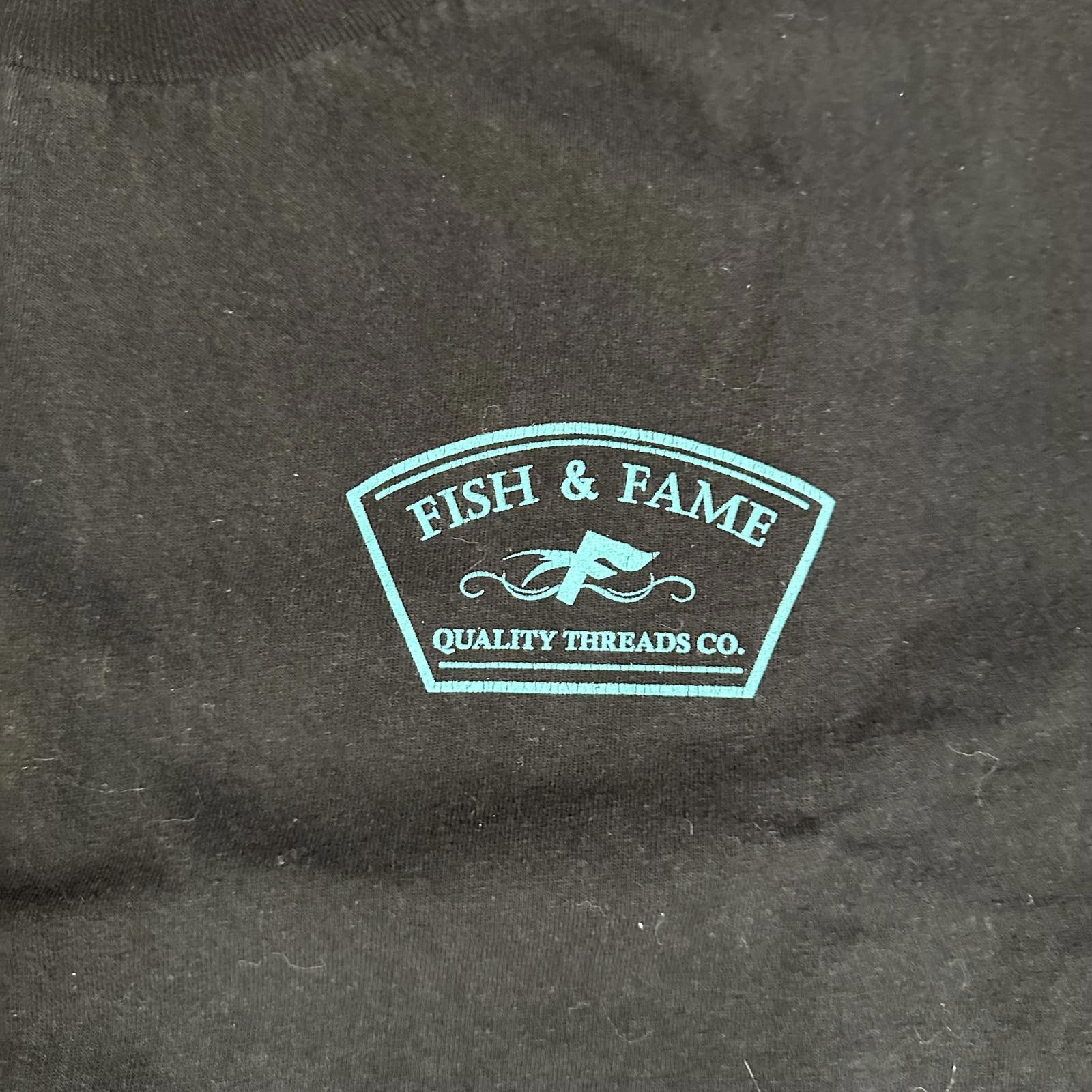 Other Fish & Fame Menswear T-shirt Large Black Logo Graphic Size US L / EU 52-54 / 3 - 4 Thumbnail