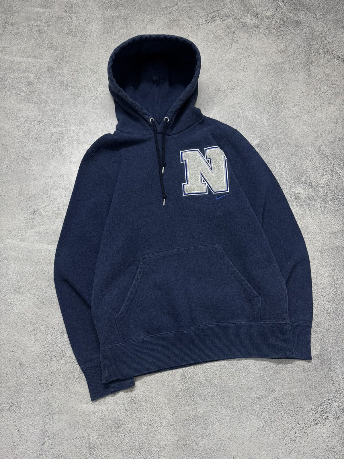 Nike Vintage Y2K Nike Big Swoosh Hoodie 00’s Size US S / EU 44-46 / 1 - 3 Thumbnail