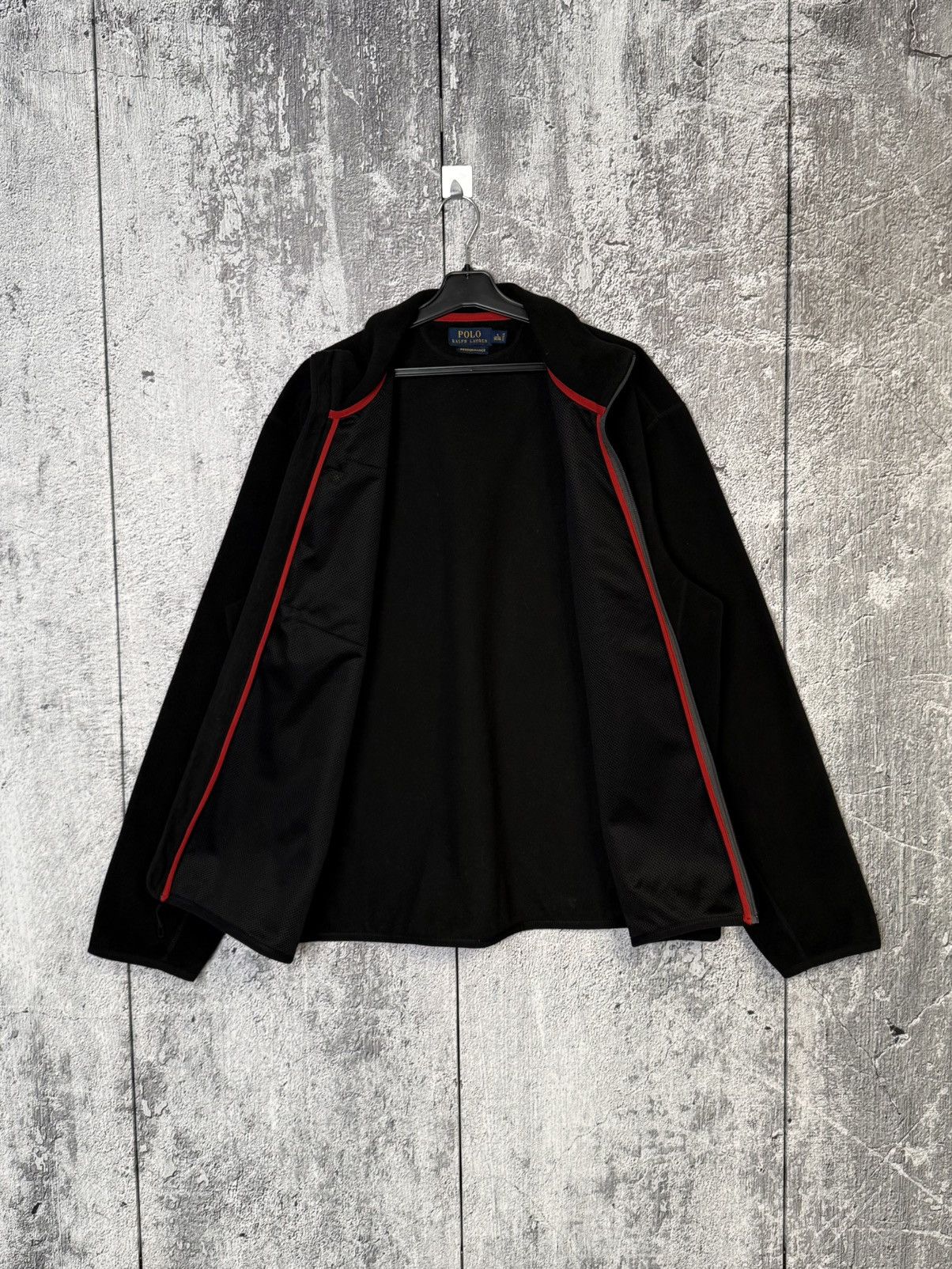 Polo Ralph Lauren Polo Ralph Lauren Performance Black Full Zip Fleece Jacket Size US XL / EU 56 / 4 - 11 Thumbnail