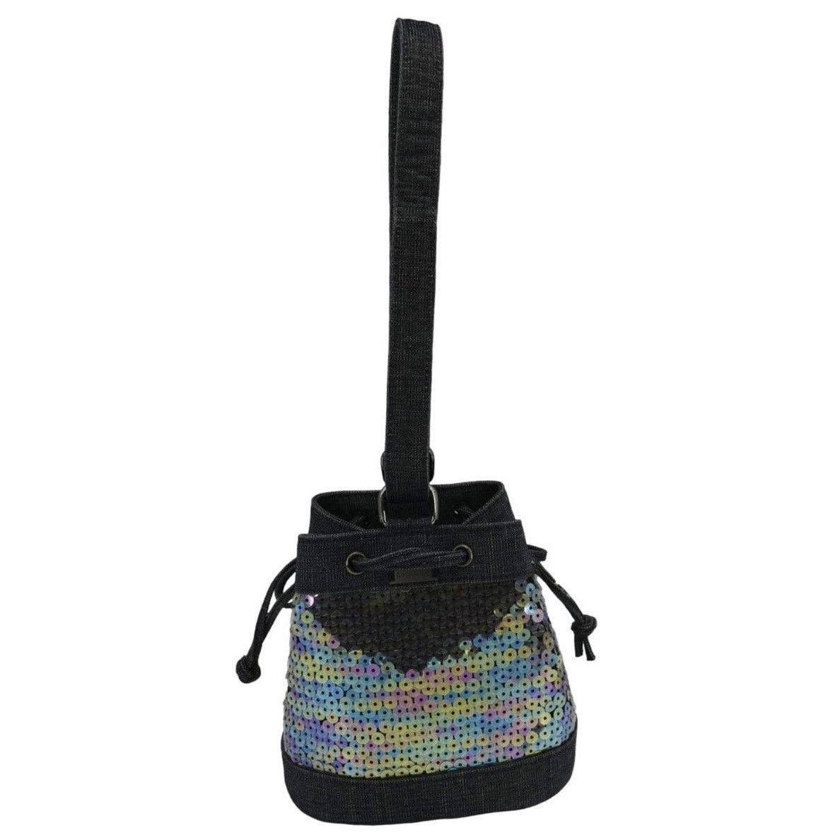 Chanel vintage chanel karl lagerfeld sequin denim bucket bag Size ONE SIZE - 1 Thumbnail