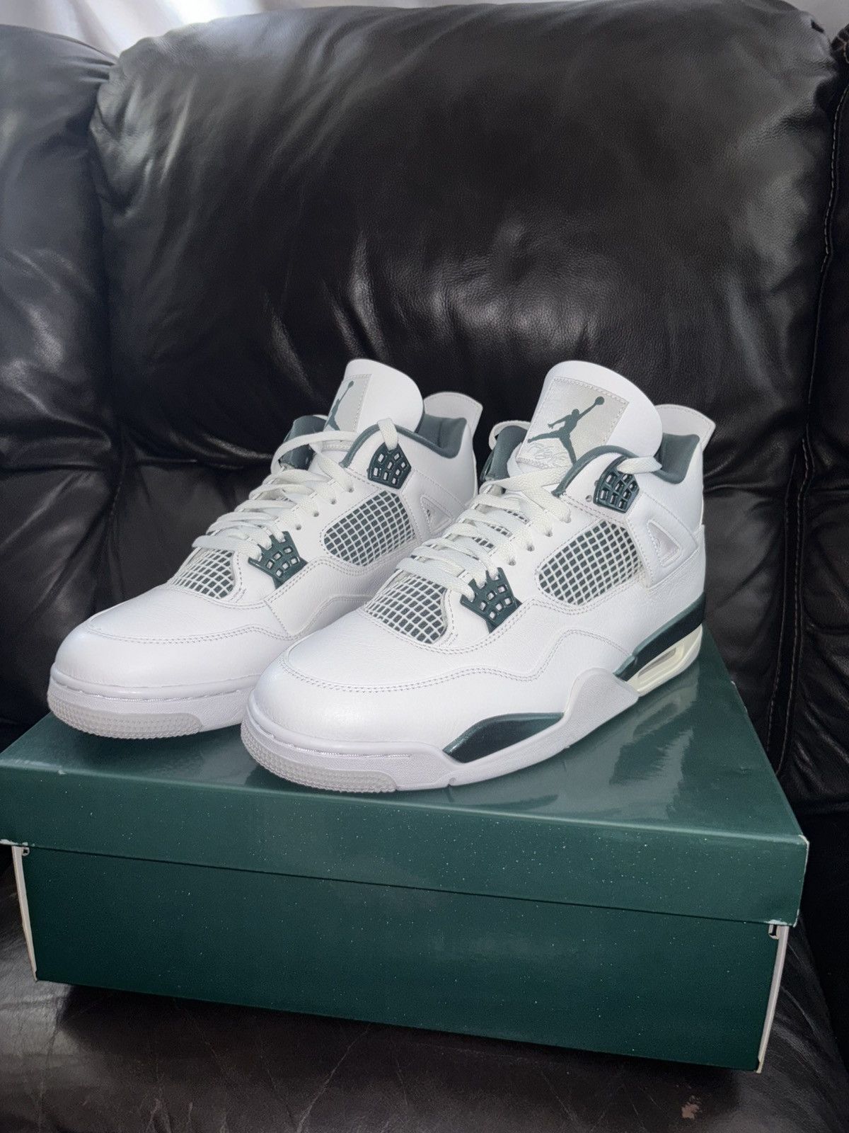 Jordan Brand Jordan 4 oxidized green Size US 11.5 / EU 44-45 - 1 Thumbnail