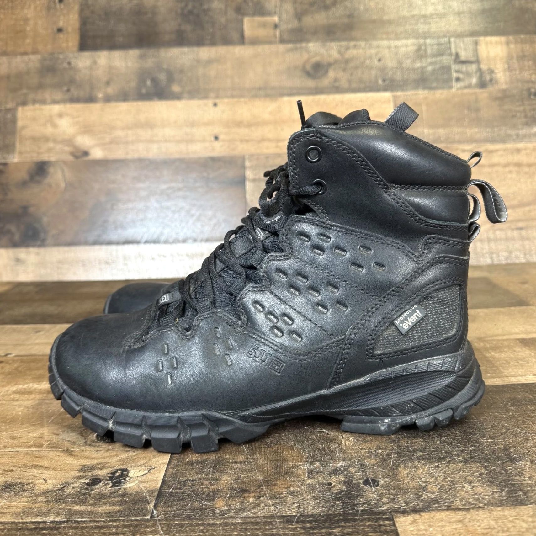 Vintage 5.11 XPRT 3.0 Waterproof 6" Boots Size 9 USM Black Tactical Military Hiking Boot Men Mens Boots Black 5.11 Tactical Size US 9 / EU 42 - 3 Thumbnail