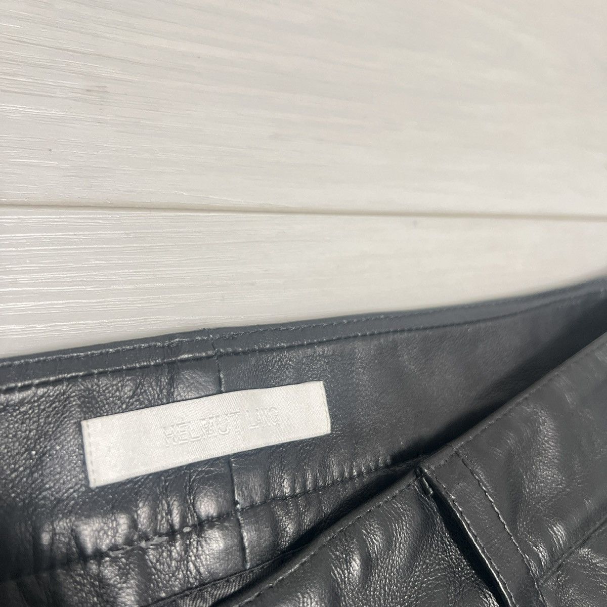 Helmut Lang Helmut Lang Leather Pants Size US 34 / EU 50 - 4 Thumbnail
