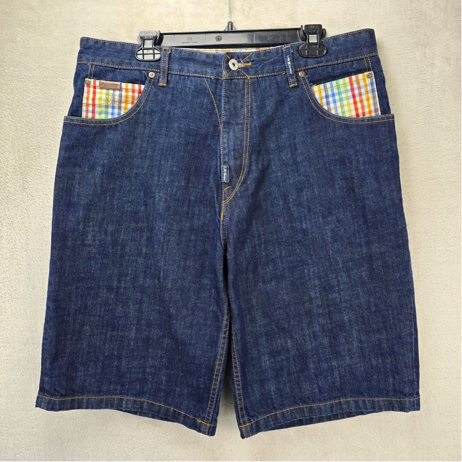 LRG Vintage LRG Lifted Research Group Jean Shorts 36 Baggy Y2K Size US 36 / EU 52 - 1 Thumbnail