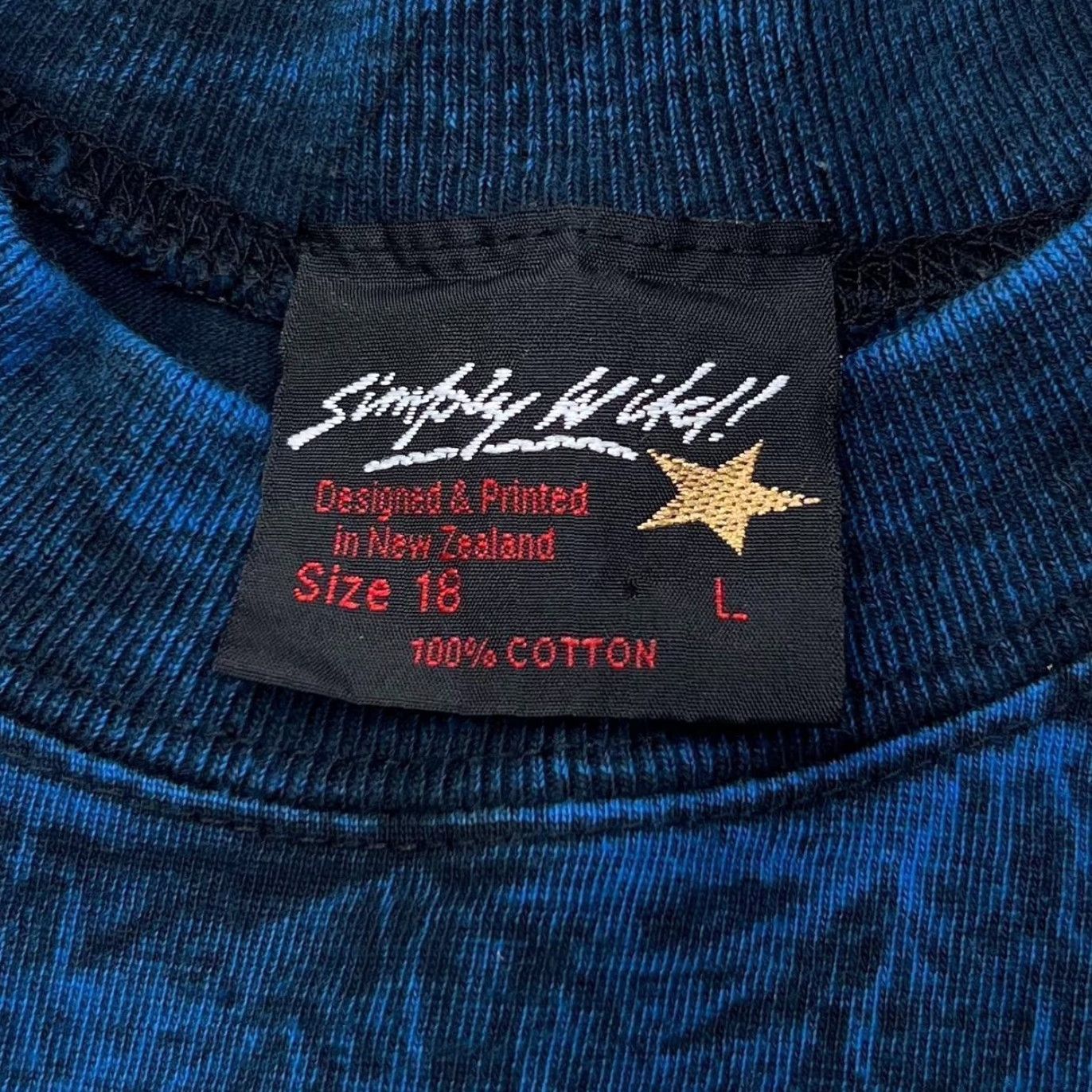 Vintage Vintage Simply Wild 90’s Wild Storm “New Zealand” Souvenir Graphic Tie Dye T-Shirt L Men XS? No Size US L / EU 52-54 / 3 - 2 Thumbnail